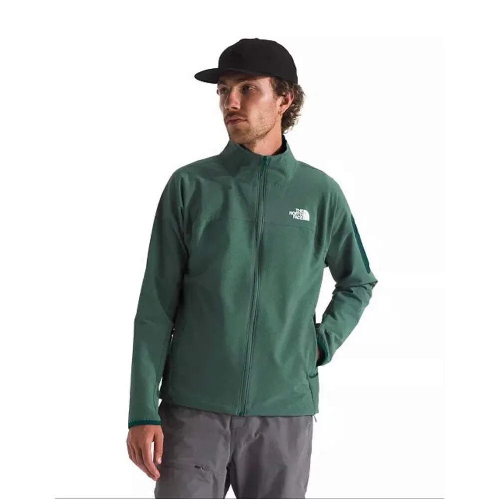 The North Face Tek Soft-Shell Approach Jacket Duck Green Medium
